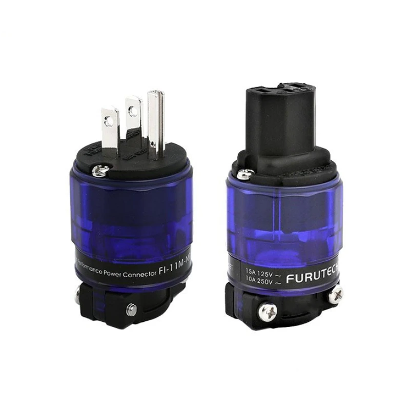 HiFi-Audio-Adapter, US-Stecker, Furutech FI-11 (G), rotes Kupfer, 15 A, C13 IEC-Anschluss für DIY-Wechselstromkabel