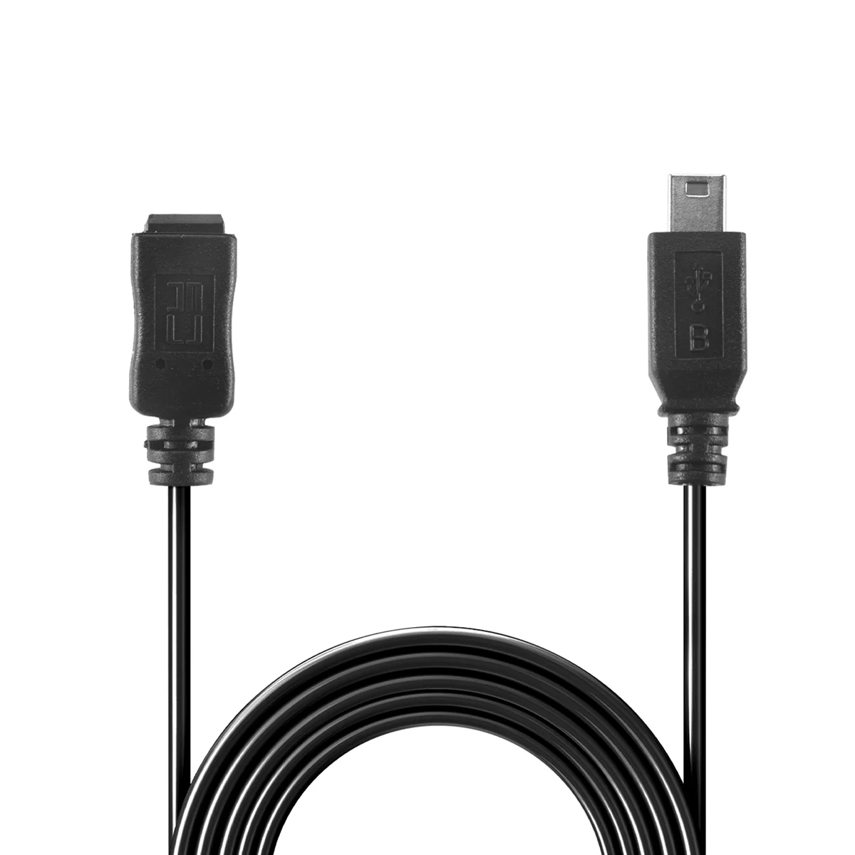 1.5m Mini USB B 5pin Male To Female Extension Cable Cord Adapter Black