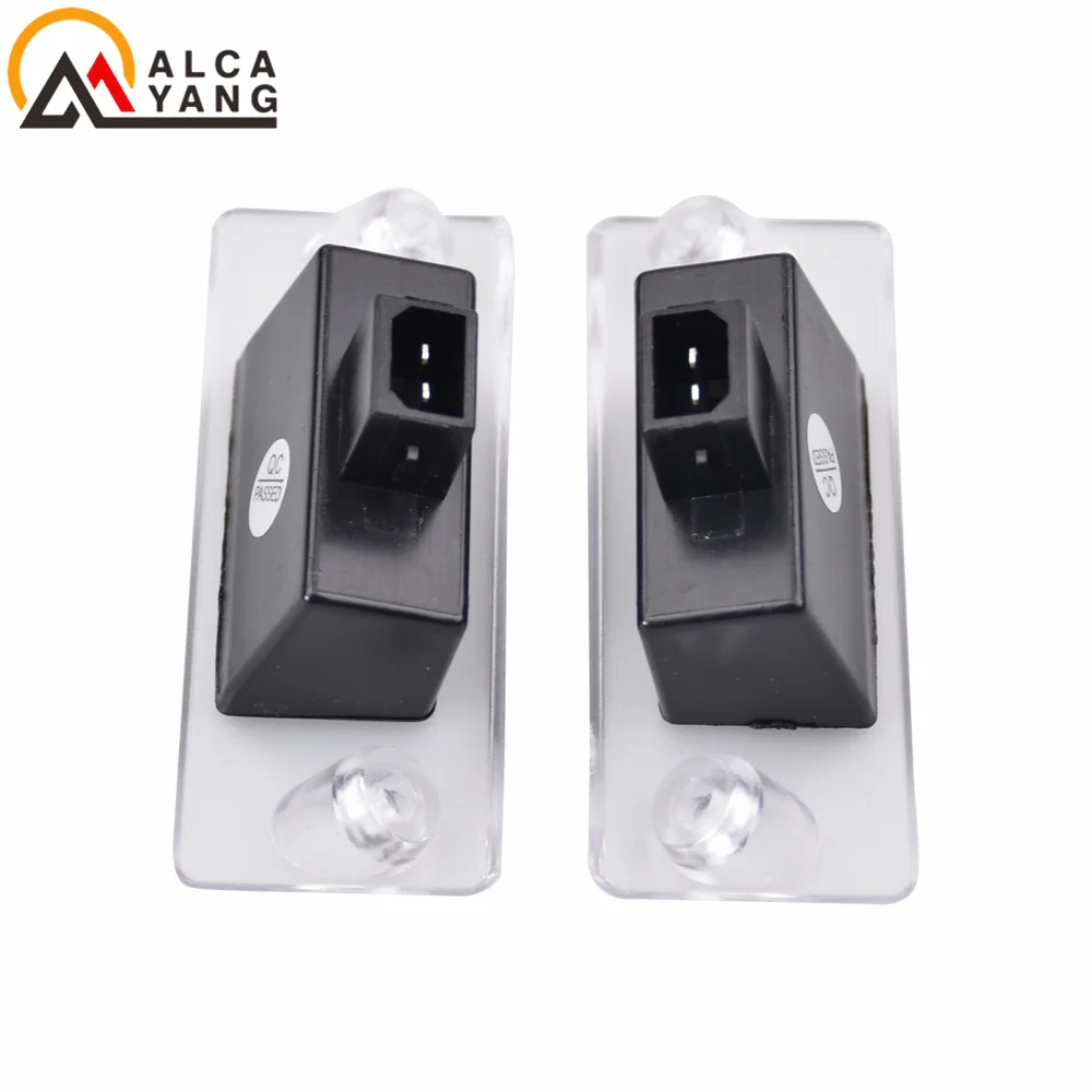 

2x For Audi A3 8L S3 Sportback A4 S4 B5 Avant A5 S5 Car Rear LED License Number Plate Light 12V White 6000k SMD Auto Tail Lamp