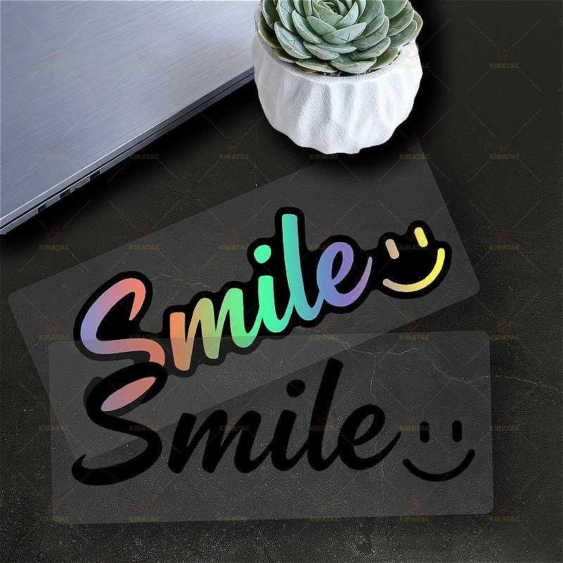 

1pc New Smile Motorcycle Stickers for Motorcycle Fairing Fuel Tank Tailbox Car Windows Scooter Universal Waterproof Vinyl Decals