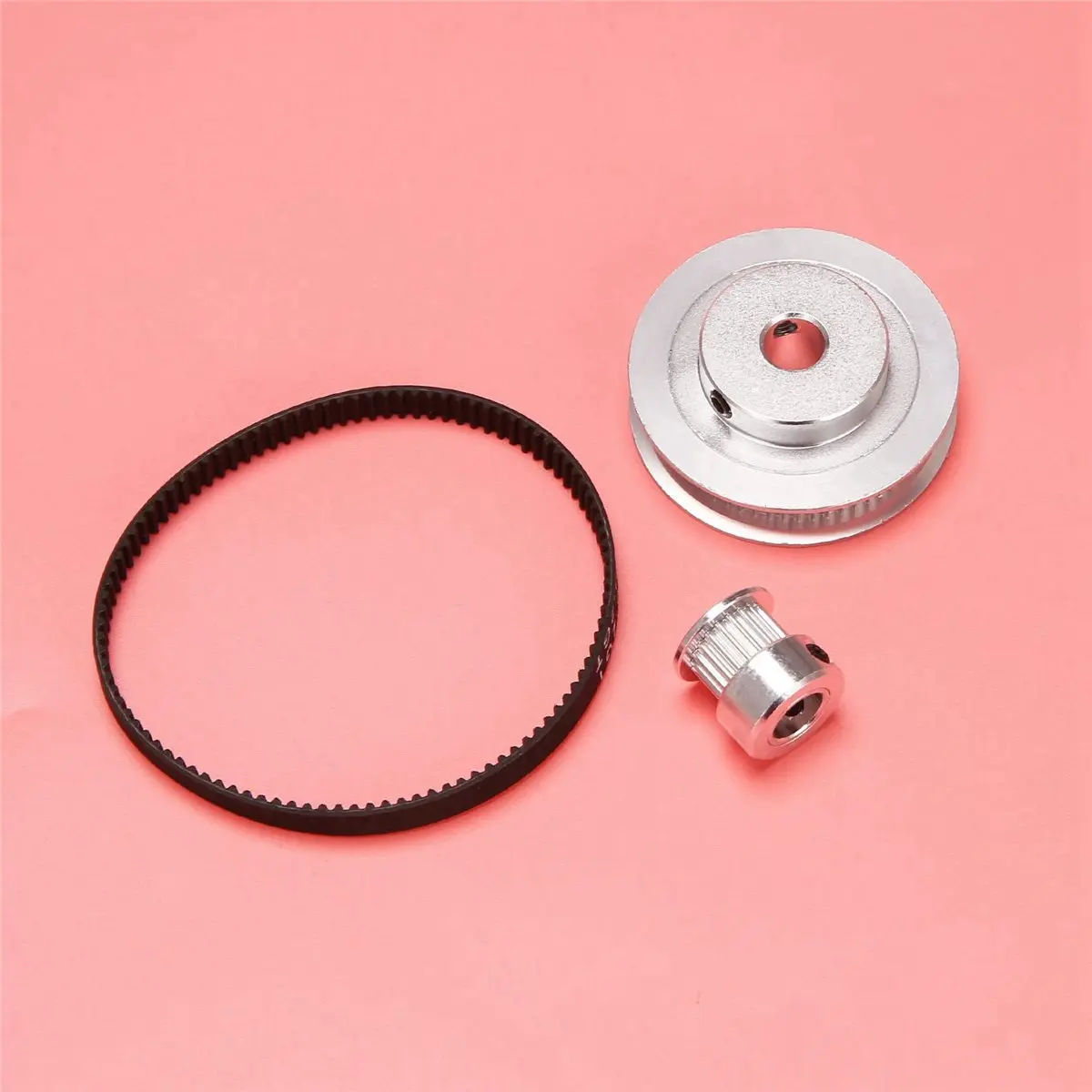 A73T 2Gt Synchronous Wheel 1:3 Reduction Transmission Pulley Pulley Model Mechanical Belt for 3D Printer - 200X8X8Mm