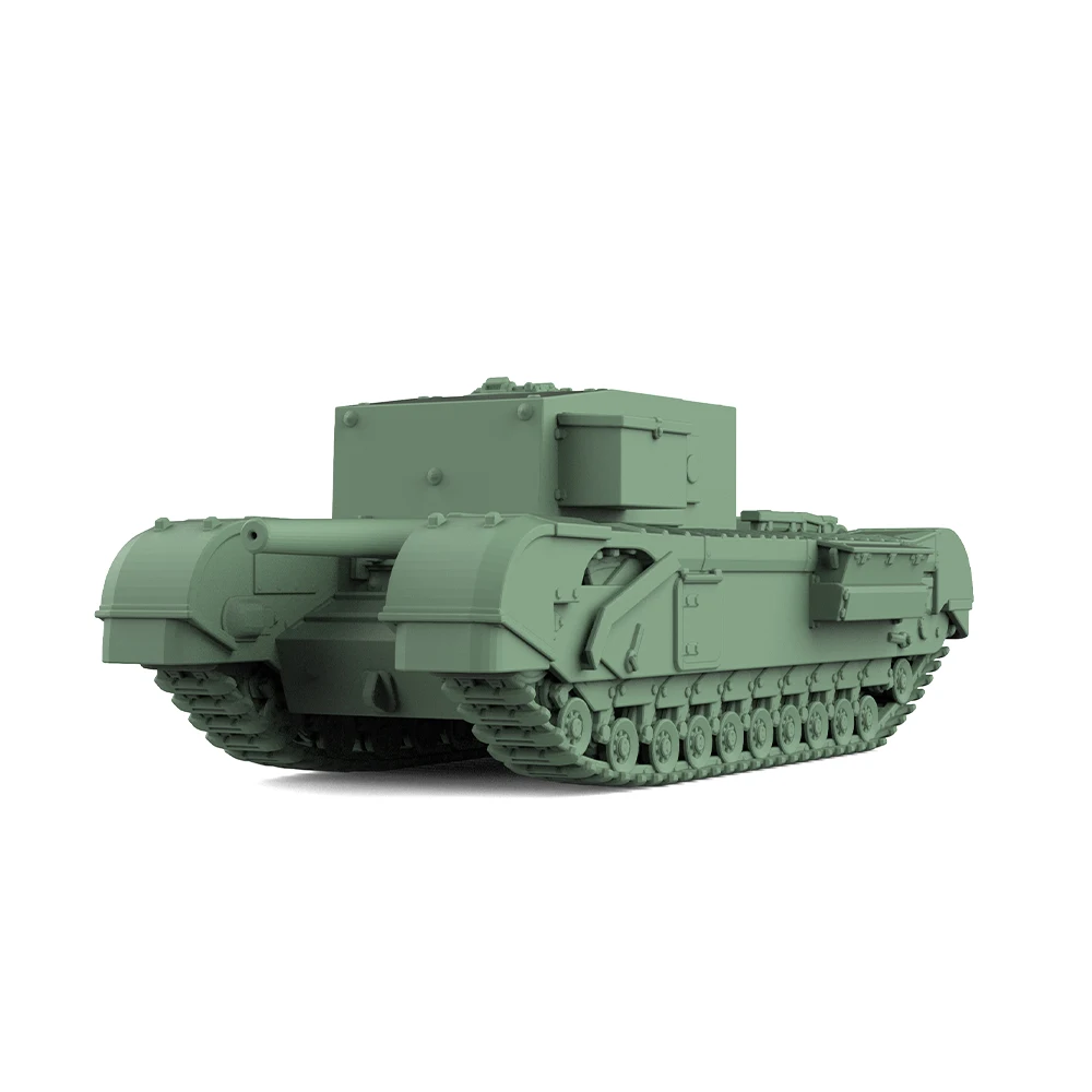 SSMODEL SS566 1/700 Britisches A22D GC MkI Churchill Panzerzerstörer Miniatur-Statikmodell Kriegsspiele