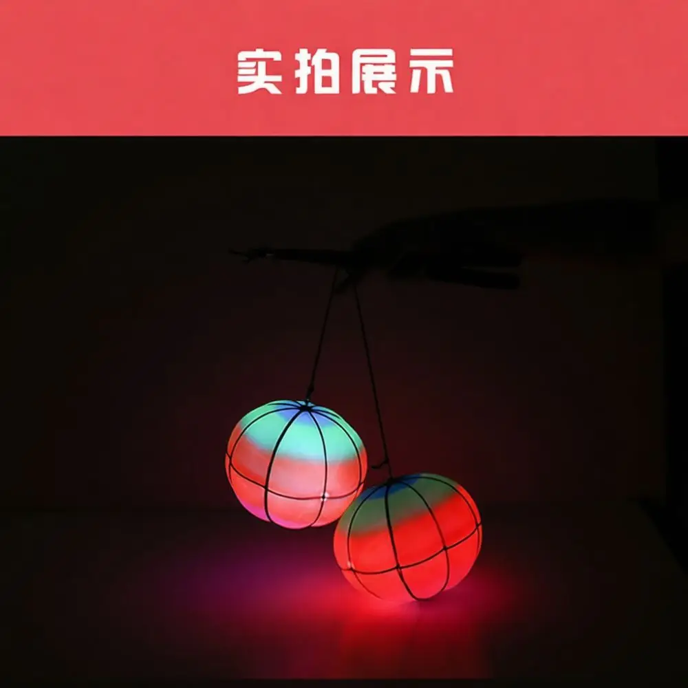 LED Pumpkin Swing Ball Fitness Exercise Equipment Shoulder Neck Tension Relief Training Device Kinetic Elastic Tool Gear