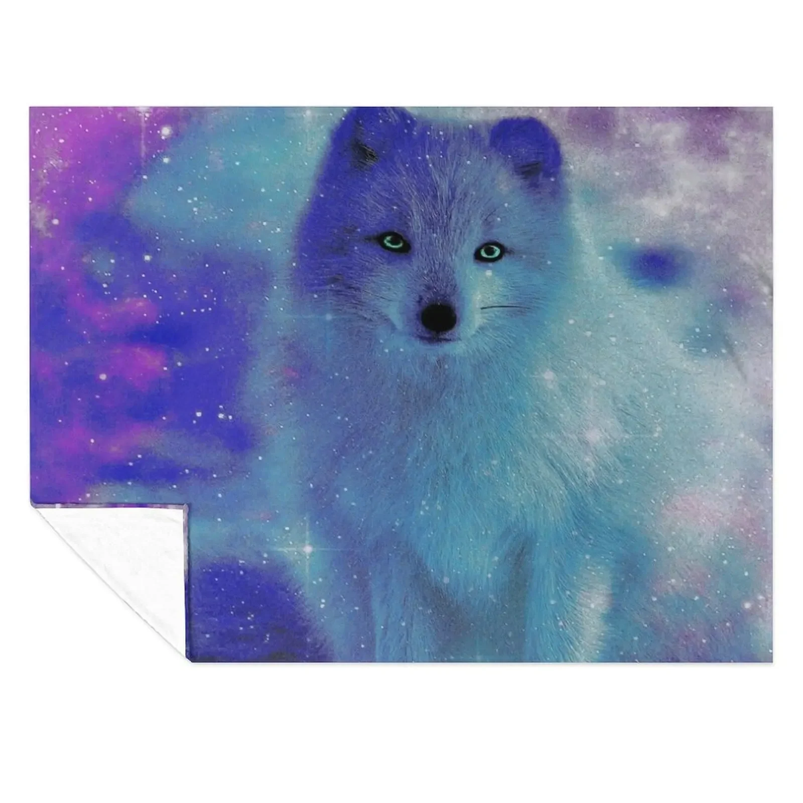 

Arctic Fox Throw Blanket Cute Plaid Blankets For Sofas Heavy Travel Blankets
