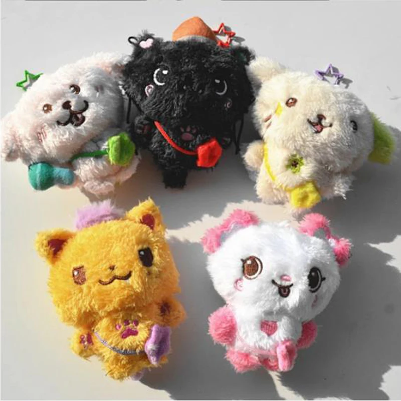 Kpop Nct Wish Sakuya RIKU YUSHI Tea Cat Doll Plush Dog Keychain