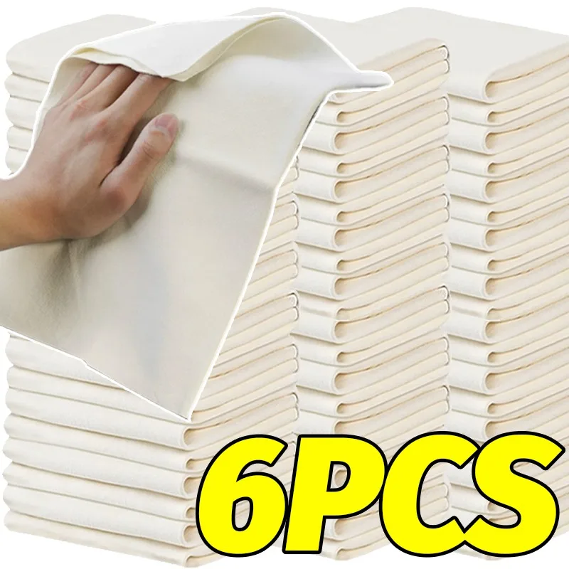 

Замшевое полотенце без царапин, мягкая впитывающая ткань для чистки автомобиля, автокраска, стекло, окно, безворсовая сушка, аксессуар для мытья