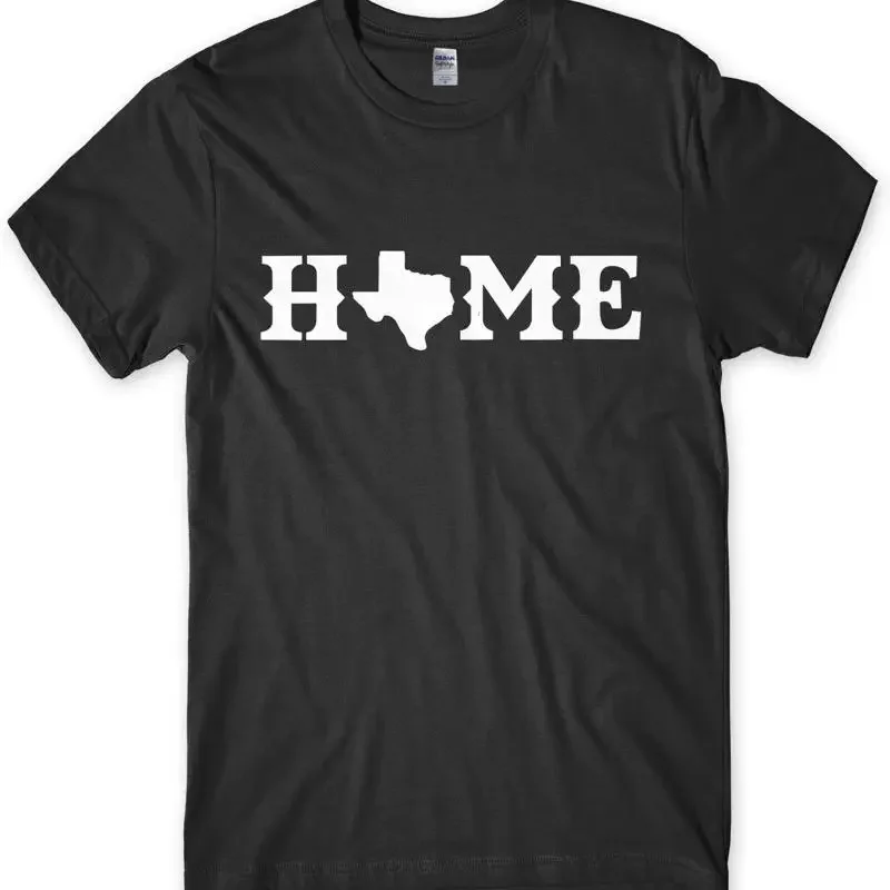 

Home Texas County Map Mens Funny Unisex T-Shirt
