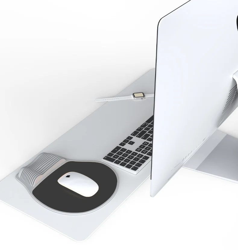 X2 Silikon-Handgelenkauflage Mauspad Ergonomische Schreibtischunterlage für Büro und Gaming 10 Klassische Farboptionen – Detail 6