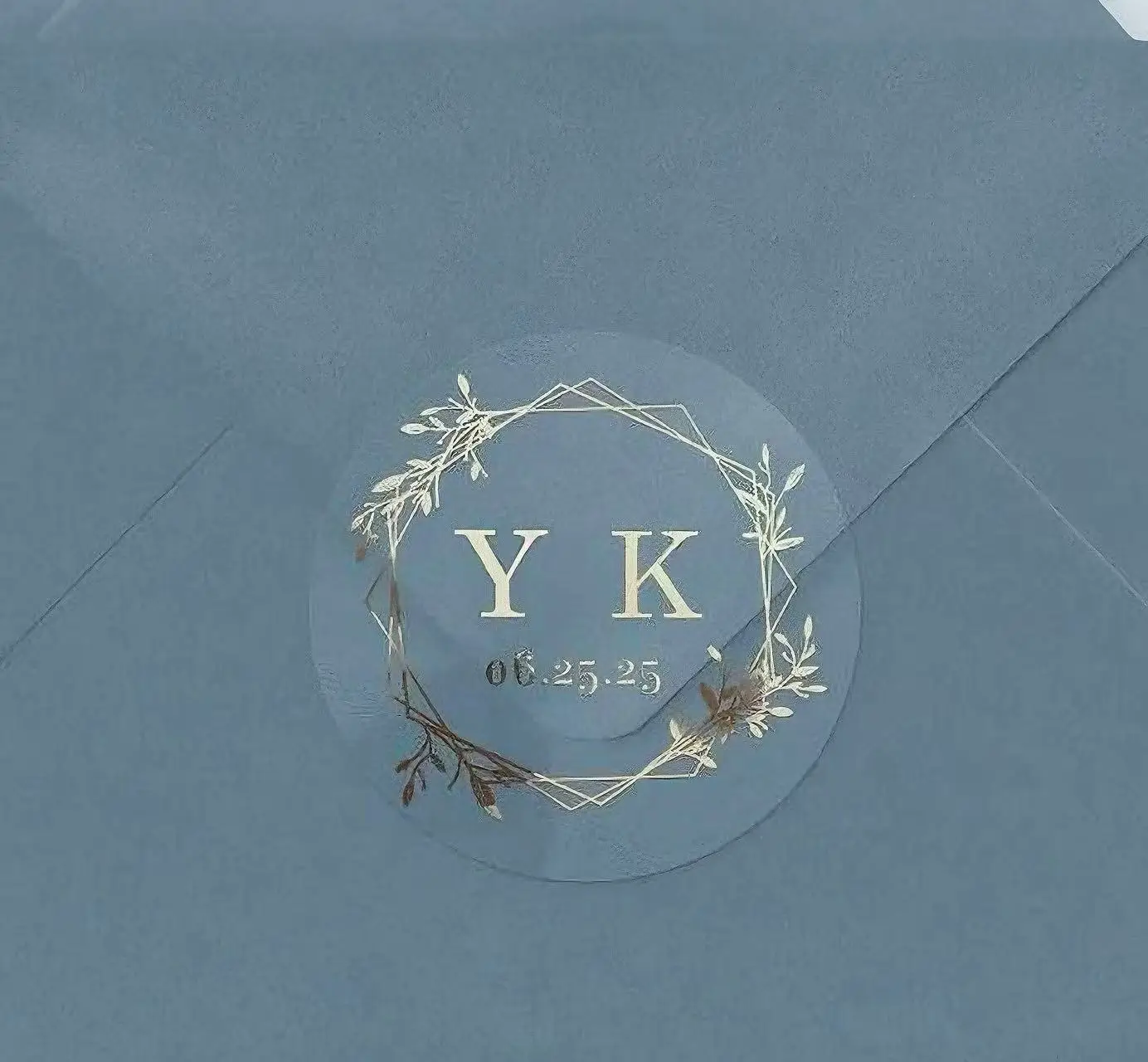 100 قطعة ثلاثية الأبعاد ملصق مخصص معدن الذهب مختلط الألوان كريستال التسمية شركة شعار العلامة التجارية الزفاف شخصية ملصق مائي منقوشة D