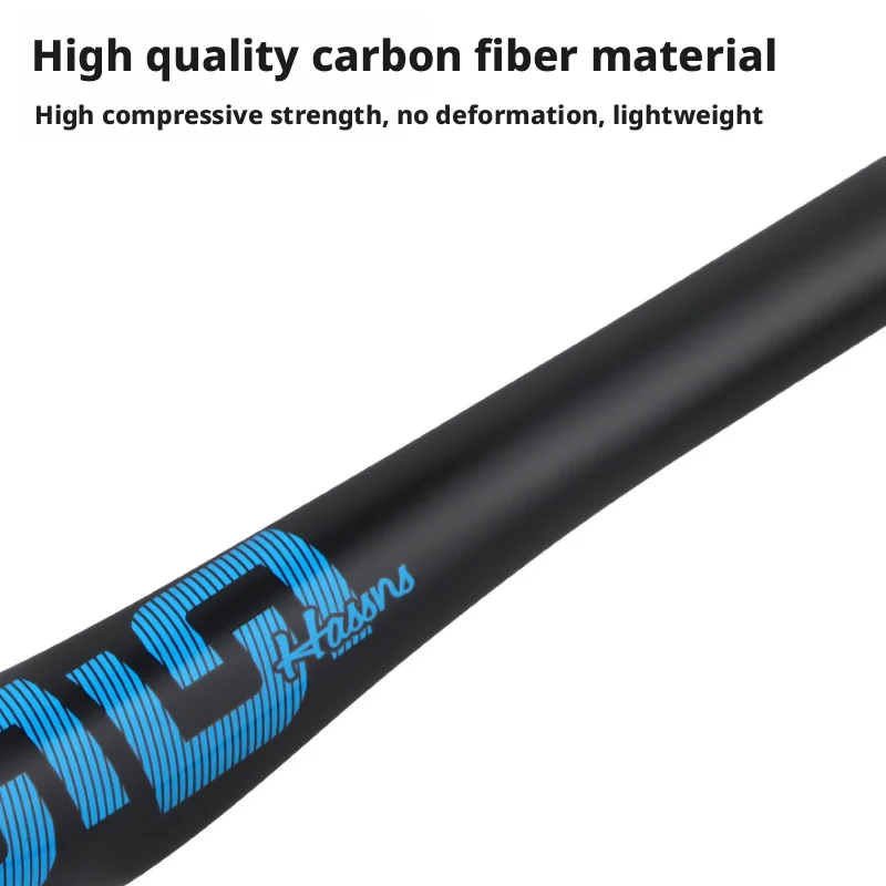 Extra Langer Leichtgewichtiger Carbon-Faser MTB Lenker 31,8mm 35mm Riser für Mountainbikes – Detail 3