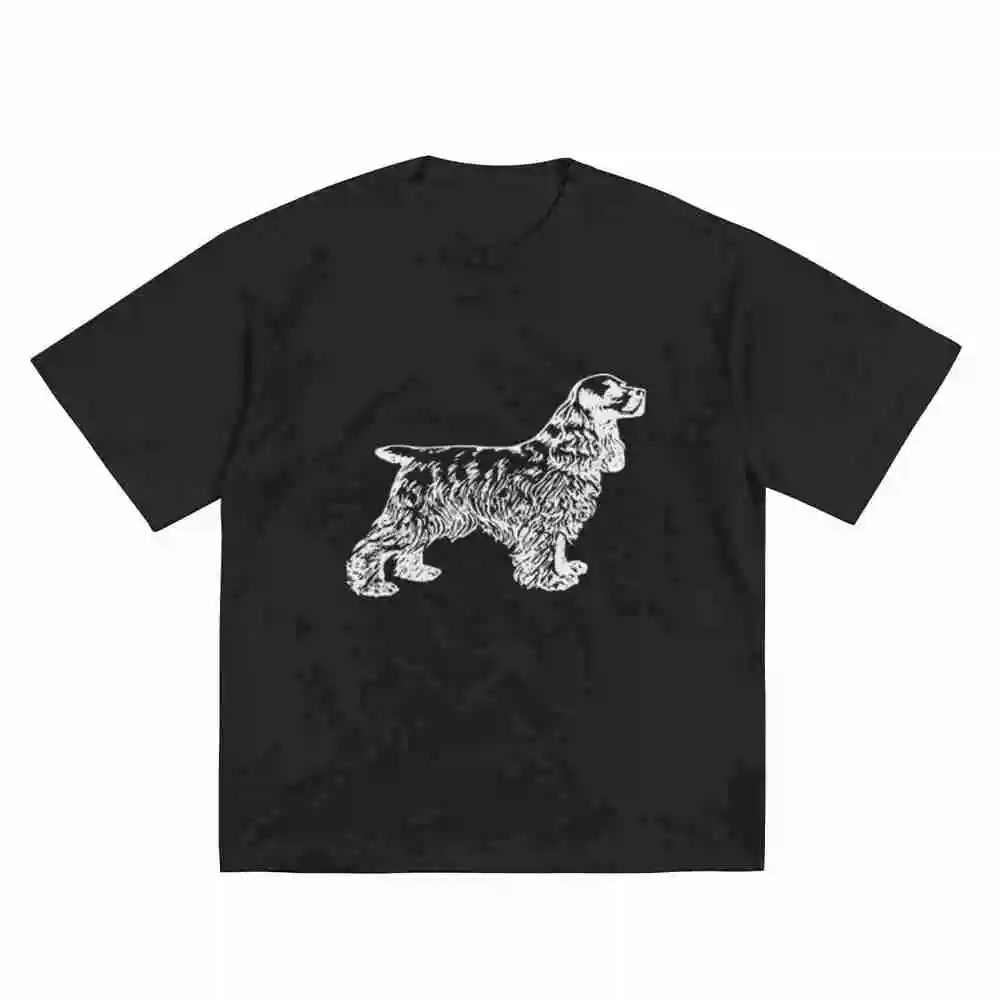 English Cocker Spaniel Short Sleeve Tee 100% Cotton T-Shirt