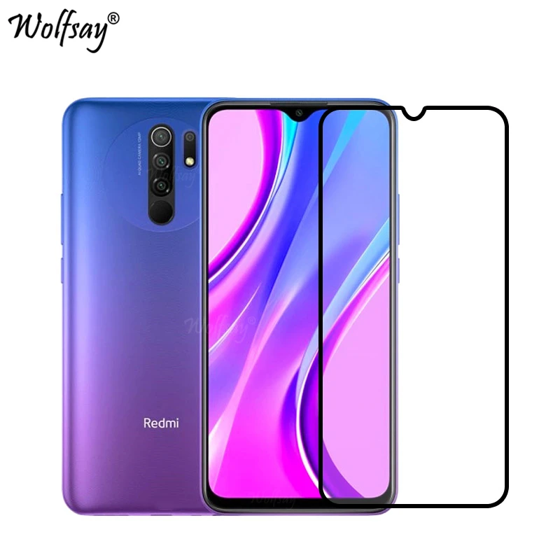 Cubierta completa de vidrio templado para Xiaomi Redmi 9, Protector de pantalla para Redmi Note 12 10A 13C 9C M3 X3, cristal de cámara para Redmi 9