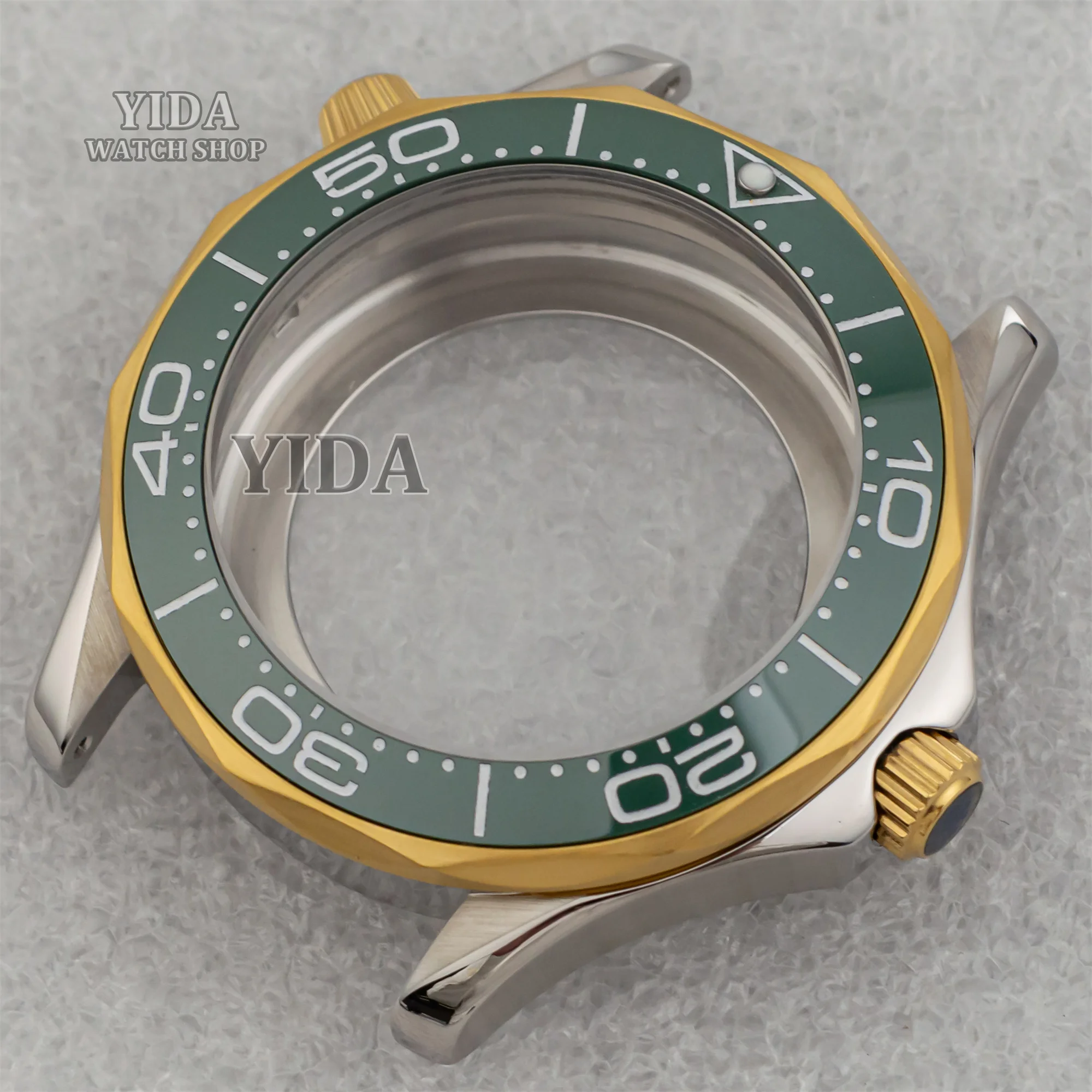 

Seamaster 300 Case 41mm NH35 case 10ATM Water Resistance Sapphire Glass fit NH35 NH36 Automatic Movement 31mm Dial MOD Replace