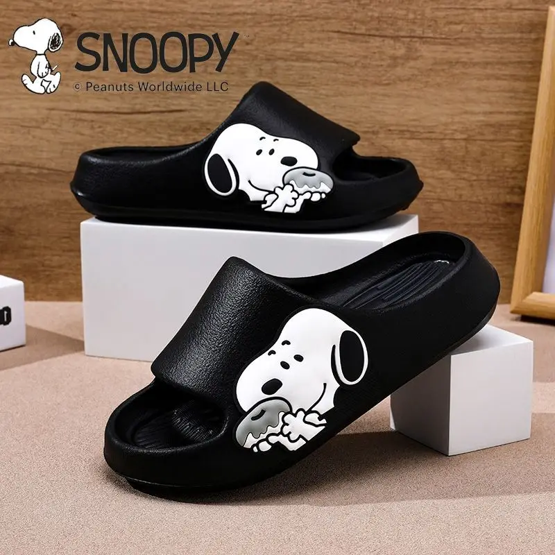 سنوبي شخصية الكرتون الأطفال المضادة للانزلاق النعال الإبداعية أنيمي شخصيات الفيلم داخلي الأولاد النعال الباردة بالجملة