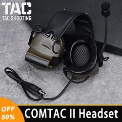 WADSN Tactique C2 COMTAC II Casque Casque Communication En Plein Air Chasse Tir Casque Airsoft Kenwood U94 PTT Écouteur