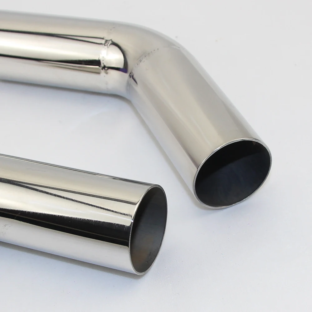 1PCS Car Accessories Automobile Exhaust Pipe Muffler turns into stainless steel elbow 45 degree Angle pipe to reduce diameter