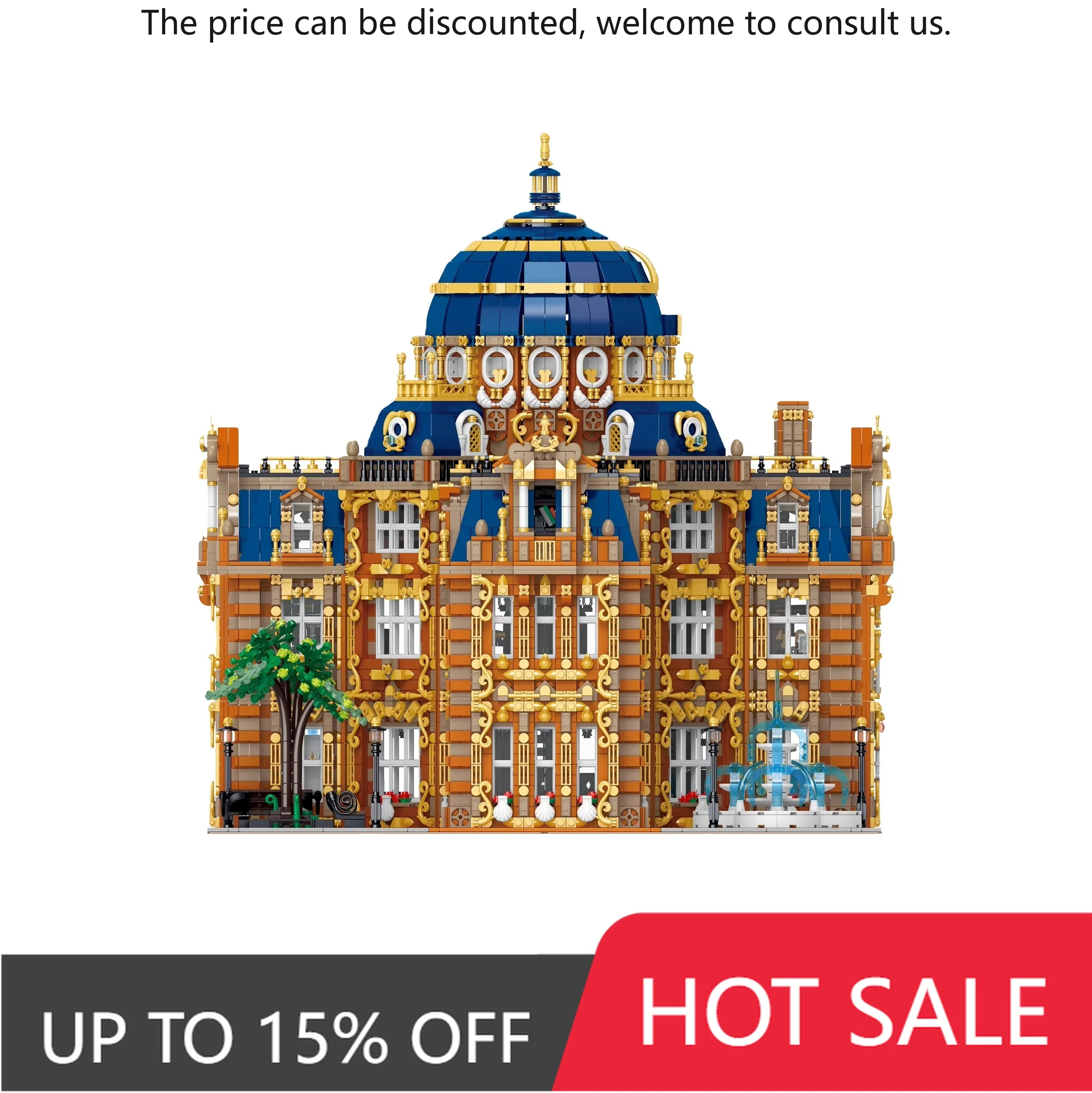 

BAKA 33229 Architecture Astronomy Museum Royal Planetarium 14133pcs Building Block For Kids Model Kits Creator Expert Toy Bricks