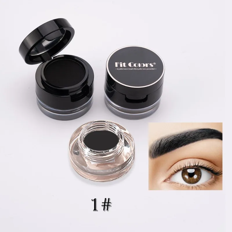 2 Layer Brow Gel 6 Colors Waterproof and Smudge Proof Long Lasting Natural Finish for All Day Wear and Easy Application Cosmetic