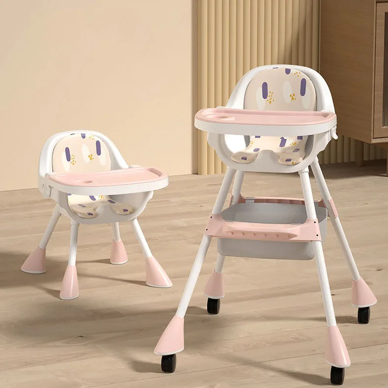 كرسي طعام أطفال بلاستيكي حديث محمول مع استخدام المطبخ مقعد طعام خارجي للأطفال