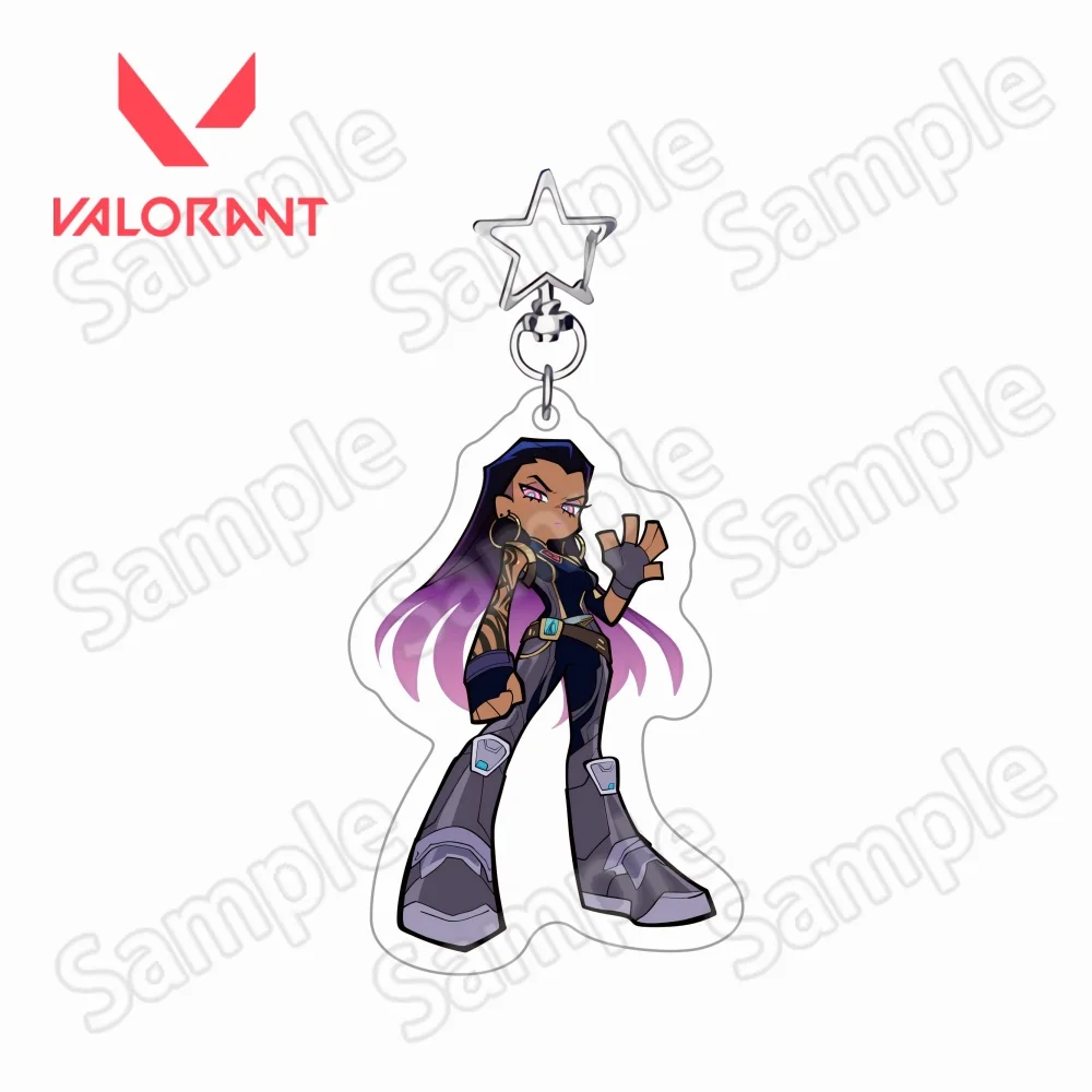 Game VALORANT Jett Reyna Sage Viper 6-10cm Acrylic Stand Keychain Cosplay Desk Decor Standing Sign Fans Gifts