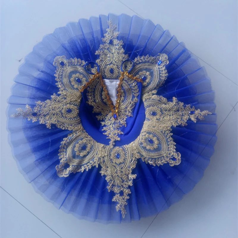 전문 투투 팬케이크 여성 발레 레오타드 성인 백조의 호수 댄스 의상 소녀 투투 발레리나 드레스