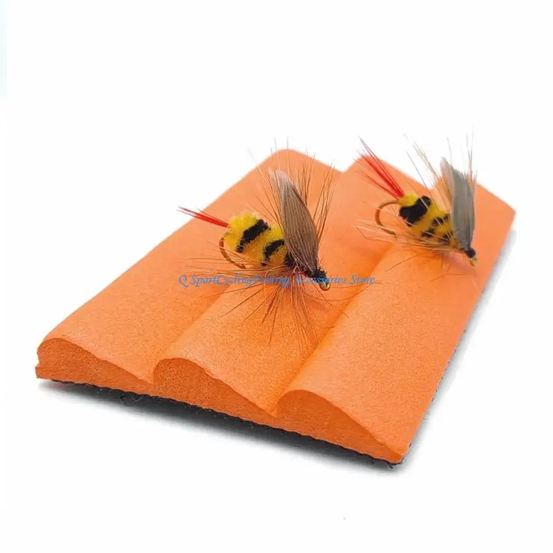 แผงหน้าอกนักตกปลาเหยื่อจัด Compacts ตกปลาอุปกรณ์เสริมหน้าอก Badge สำหรับ Fly Fishermen