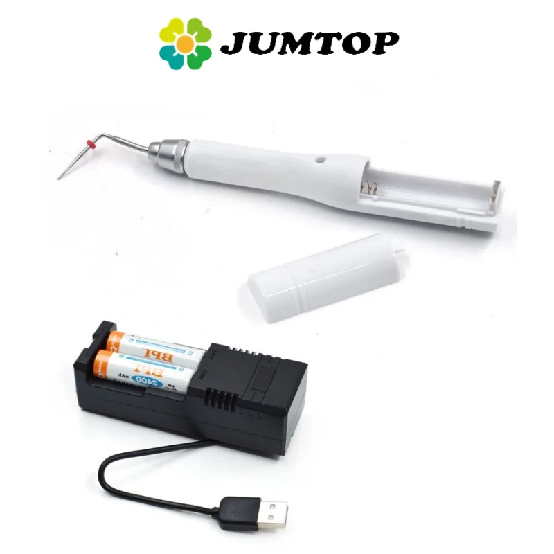 

JUMTOP Dental Endo Gutta Percha Obturation Pen With 2 Tips, Rechargeable