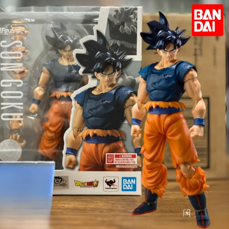 

New Bandai Original Shfiguarts Son Goku Ultra Instinct Sign Dragon Ball In Stock Anime Action Collection Figures Model Gift Toys