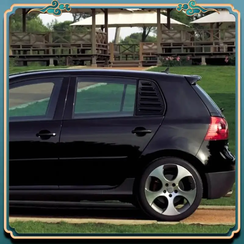 

Latest For Golf 5 MK5 Car Rear Louver Window Side Shutter Cover Trim Sticker Vent Scoo Carbon Fiber Parts