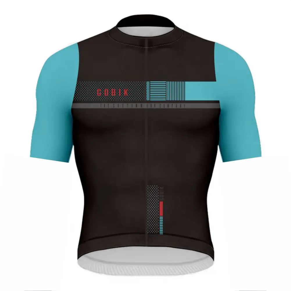 

Cobik Cycling Jersey Slim Fit SPF 50+ Men Women Cycling Jersey Fashion Bike Jersey Pro Team High Quality Cycling Shirt