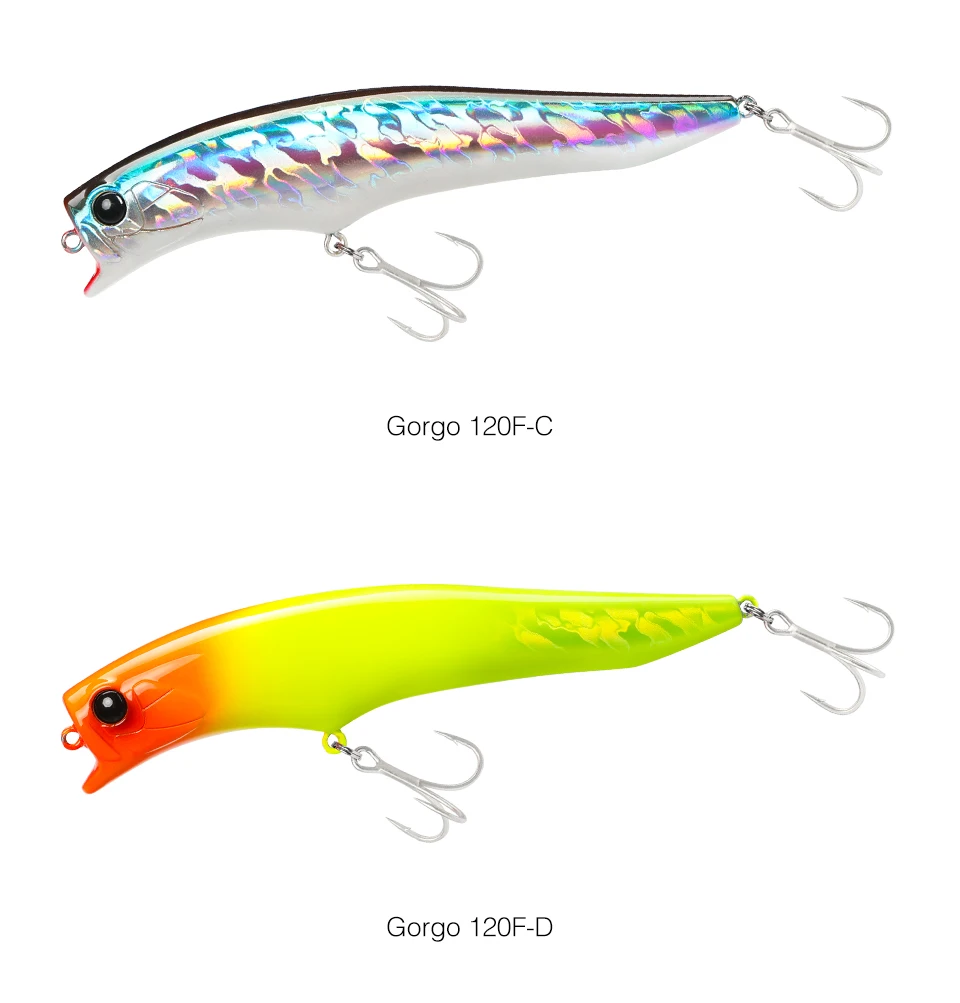 TSURINOYA 0-30 cm 120 mm 20 g schwimmender Minnow-Ultra-Langwurf-Strand-Angelköder GORGO 120F UV-Salzwasser-Flachbereich harter Köder – Detail 16