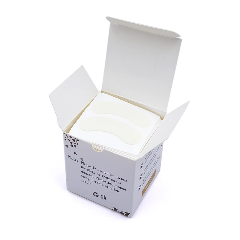 100 Paar/Box Nicht-sensitivisierende Isolationspflaster Augenpads Wimpernpflaster Fusselfreie Unter-Augen-Pads Wimpernverlängerungs-Transplantationswerkzeug – Detail 1