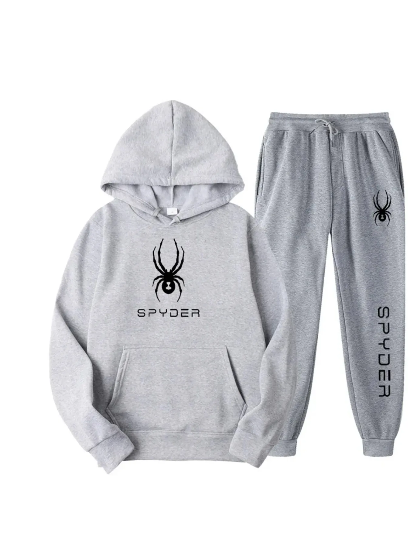 يرتدي الرجال والنساء في الخريف والشتاء سراويل خصر مرنة بغطاء للرأس وأكمام طويلة، بالإضافة إلى ملابس رياضية كاجوال مكونة من قطعتين. #2