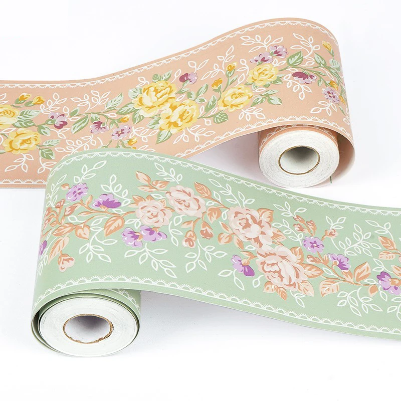 

Chinese Style Skirting Board Self-adhesive Ceramic Tile Clothing Cabinet Door Frame Decorative Strip Wall Surround Waistli