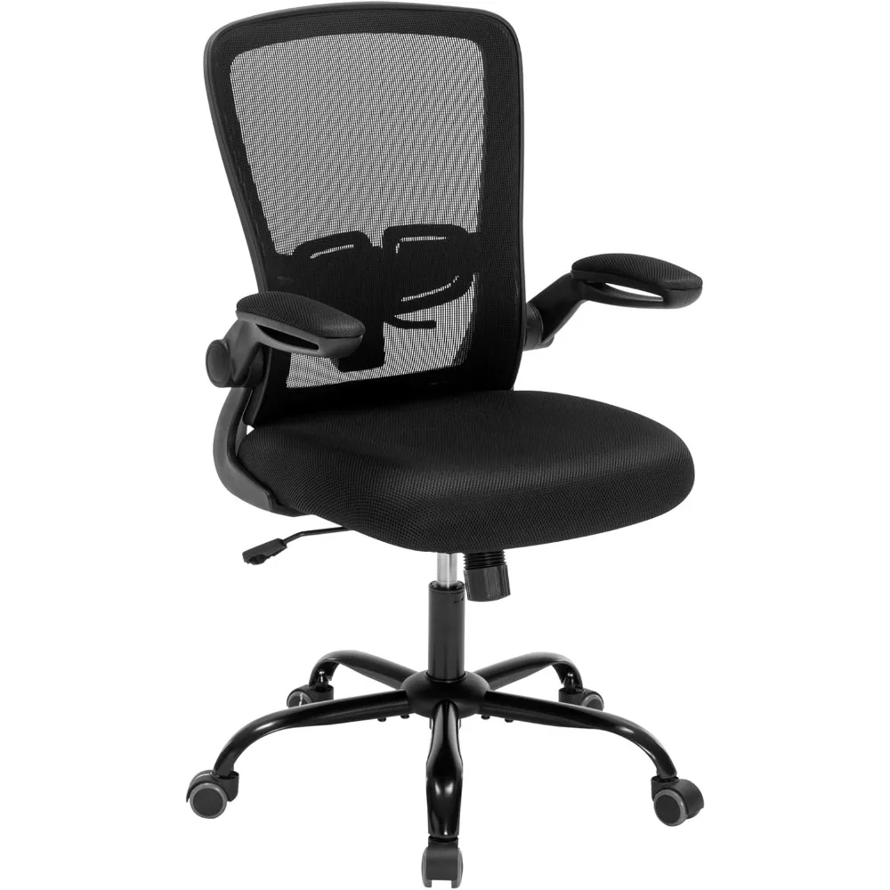 Office Chair Adjustable Lumbar Support Study Ergonomic Executive Office Chair With Mesh Swivel Rolling for Home Adults Student