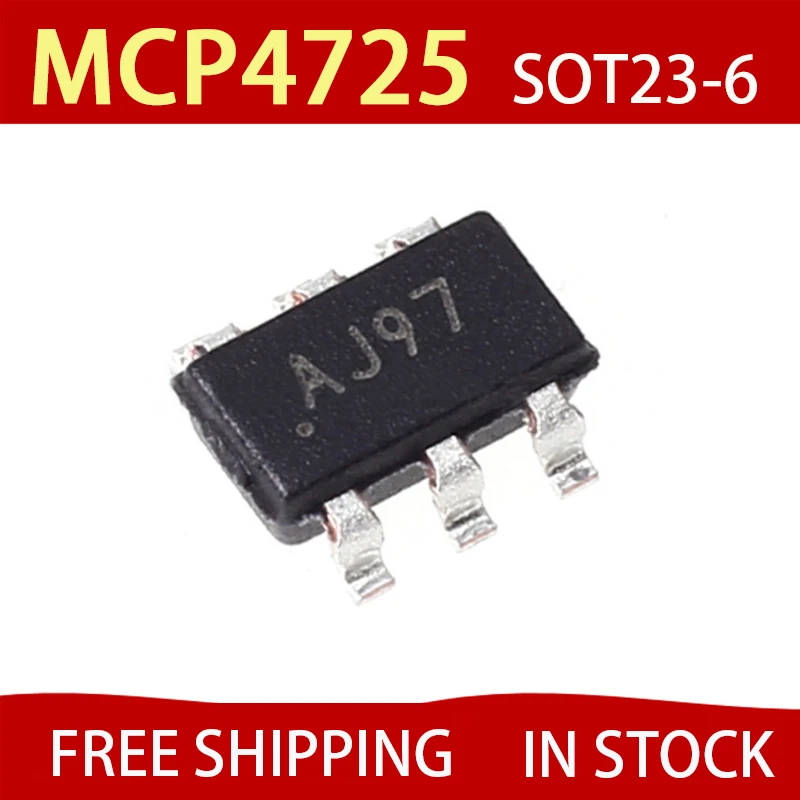 5Pcs MCP4725A0T-E/C…