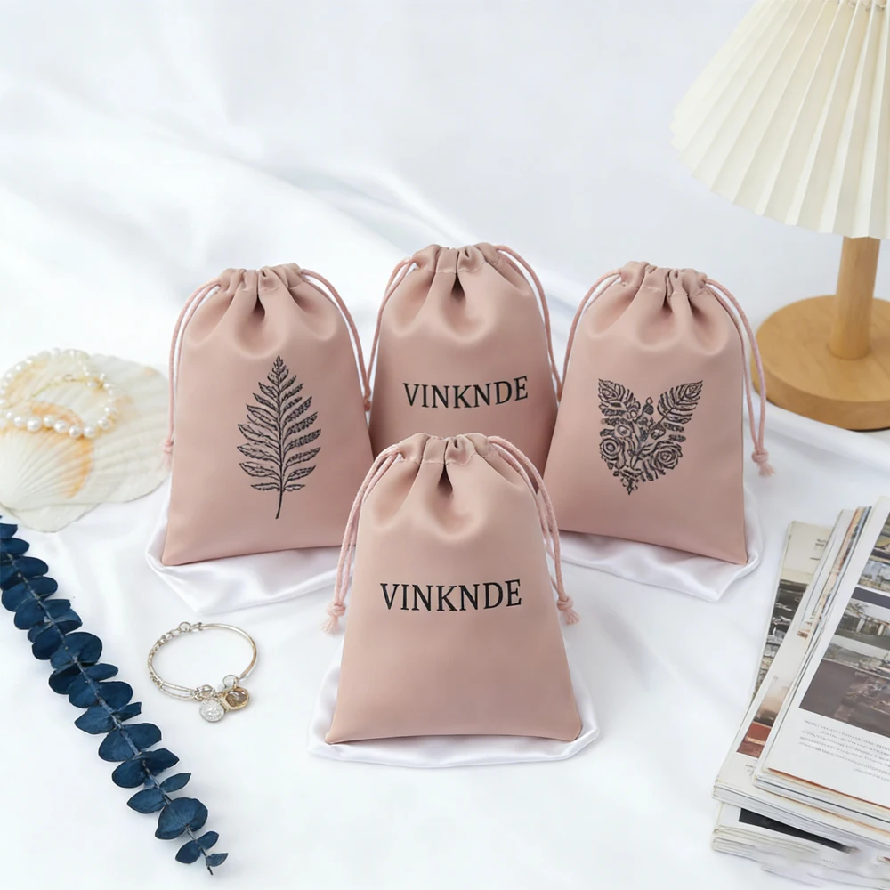 

50/100 шт. на заказ: шелковые бархатные мешочки для украшений, атласные мешочки на шнурке для колец, серег, органайзеры, подарочные мешочки, свадебные сувениры, мешочки для конфет