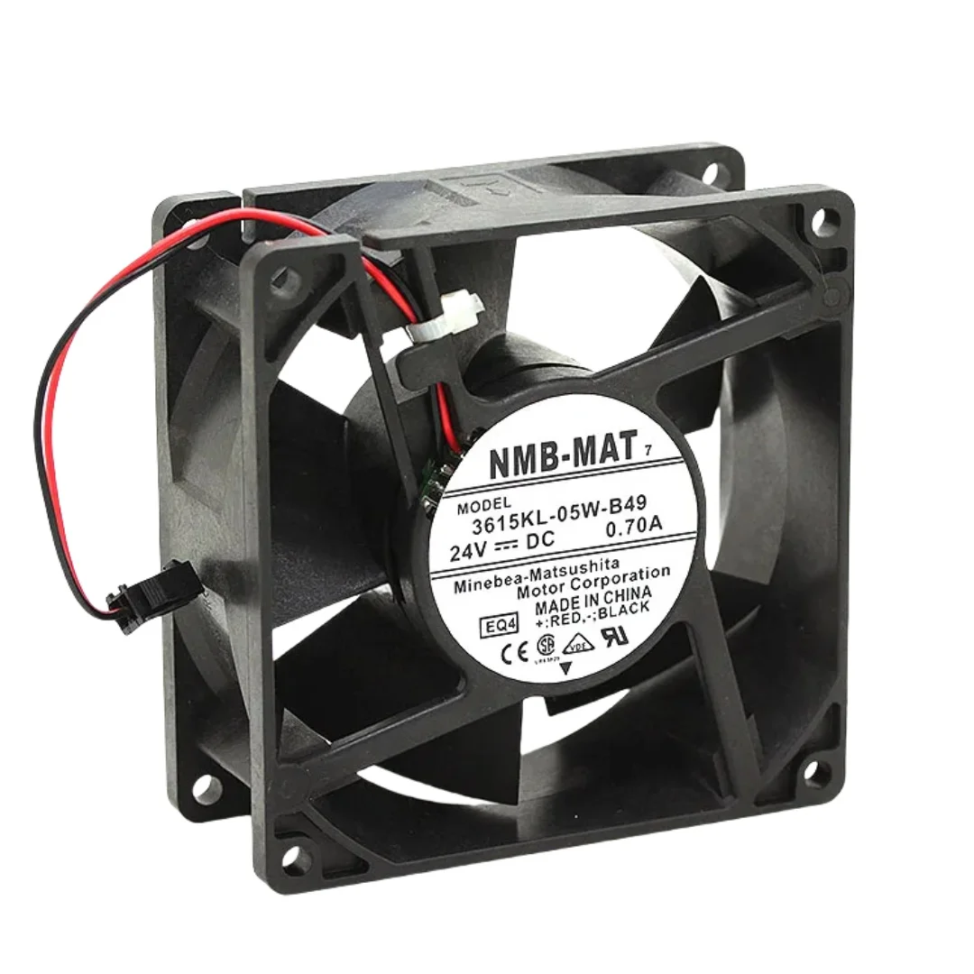 92mm 24V Server Fans For NMB 3615kl-05w-b40 9238 92X92X38mm 0.70a Dual Ball Inverter Cooling Fan