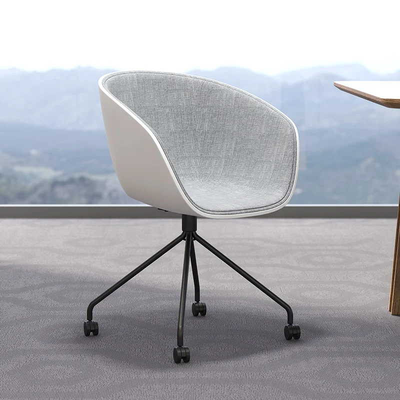 

‌Ergonomic Swivel Office Chair with Arms, Modern Padded Task Seating, 360° Lumbar Support Lounger, Living Room Accent Recliner