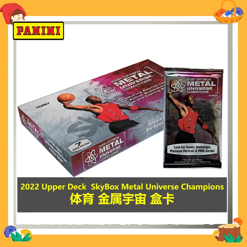 

Panini Card 2021 UD Skybox Metal Universe Champions Boy Collectible Card Christmas Birthday Gift Supersonic Galactic