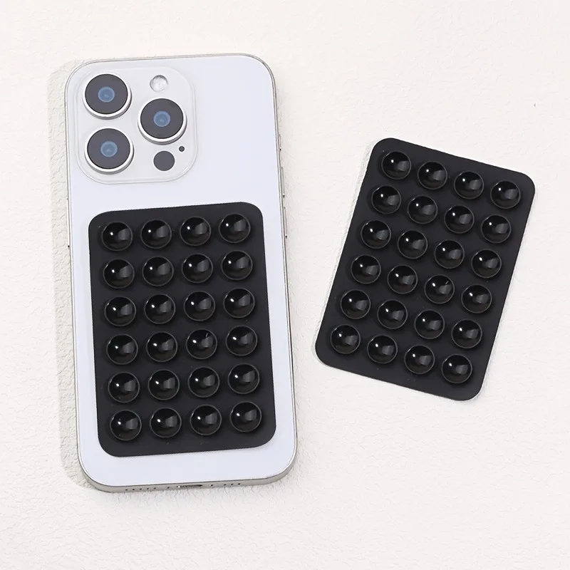 Silicone 24 Suction Phone Holder Multifunctional Suction Cup Mat Wall Stand Anti-Slip Single Sided Case Glue Mount Back Stickers - view 2