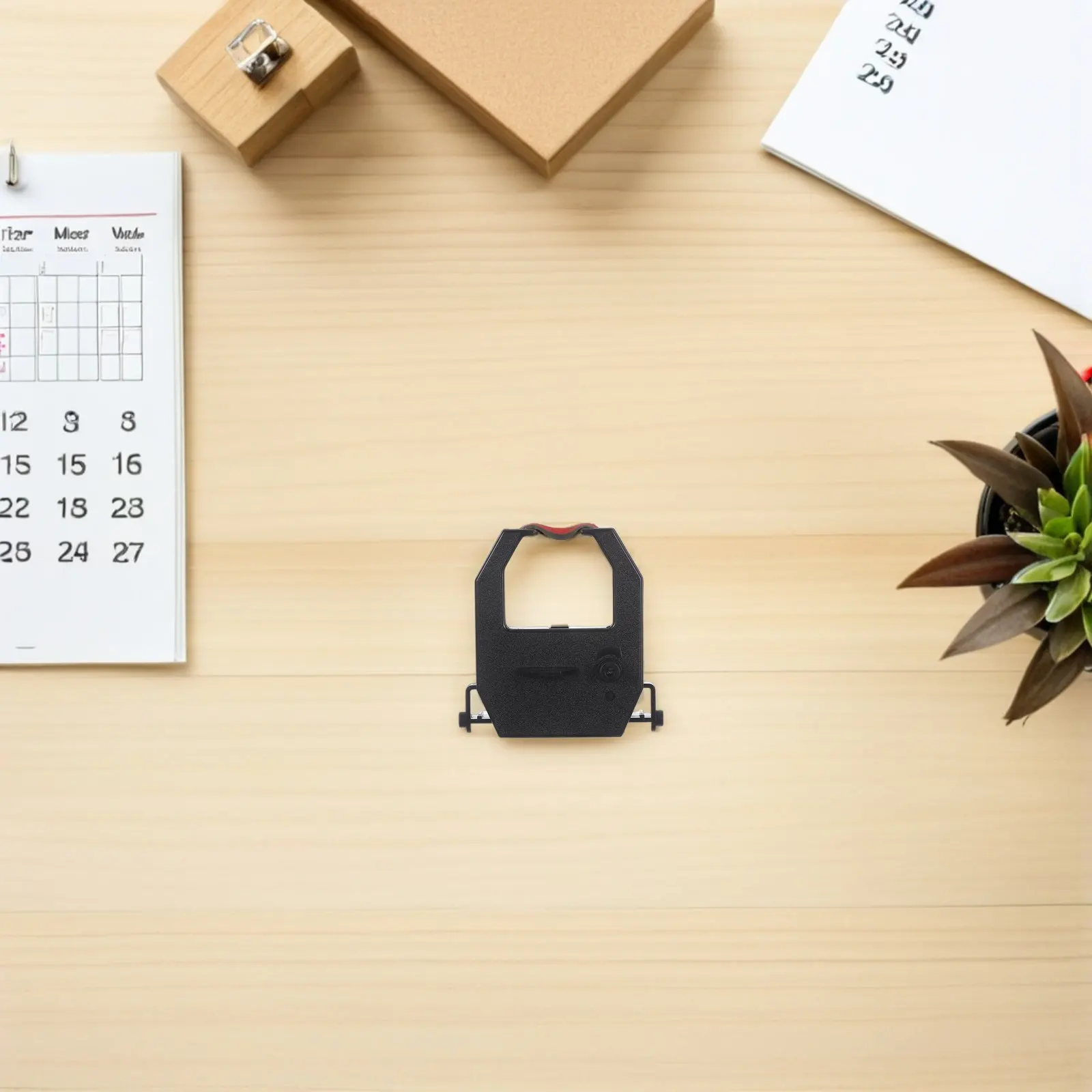 2 Pcs Attendance Clock Part Ribbon Mutifunctional Replacement Machine Ribbons for Time Printer