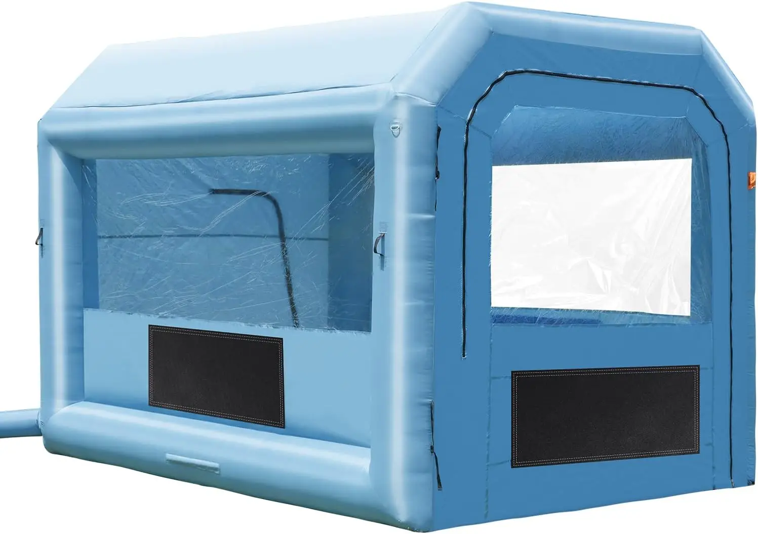 Inflatable Paint Booth, 13.1 x 9.8 x 9 ft Inflatable Spray Booth, with 750W Powerful Blower and Air Filter System, Portable Car