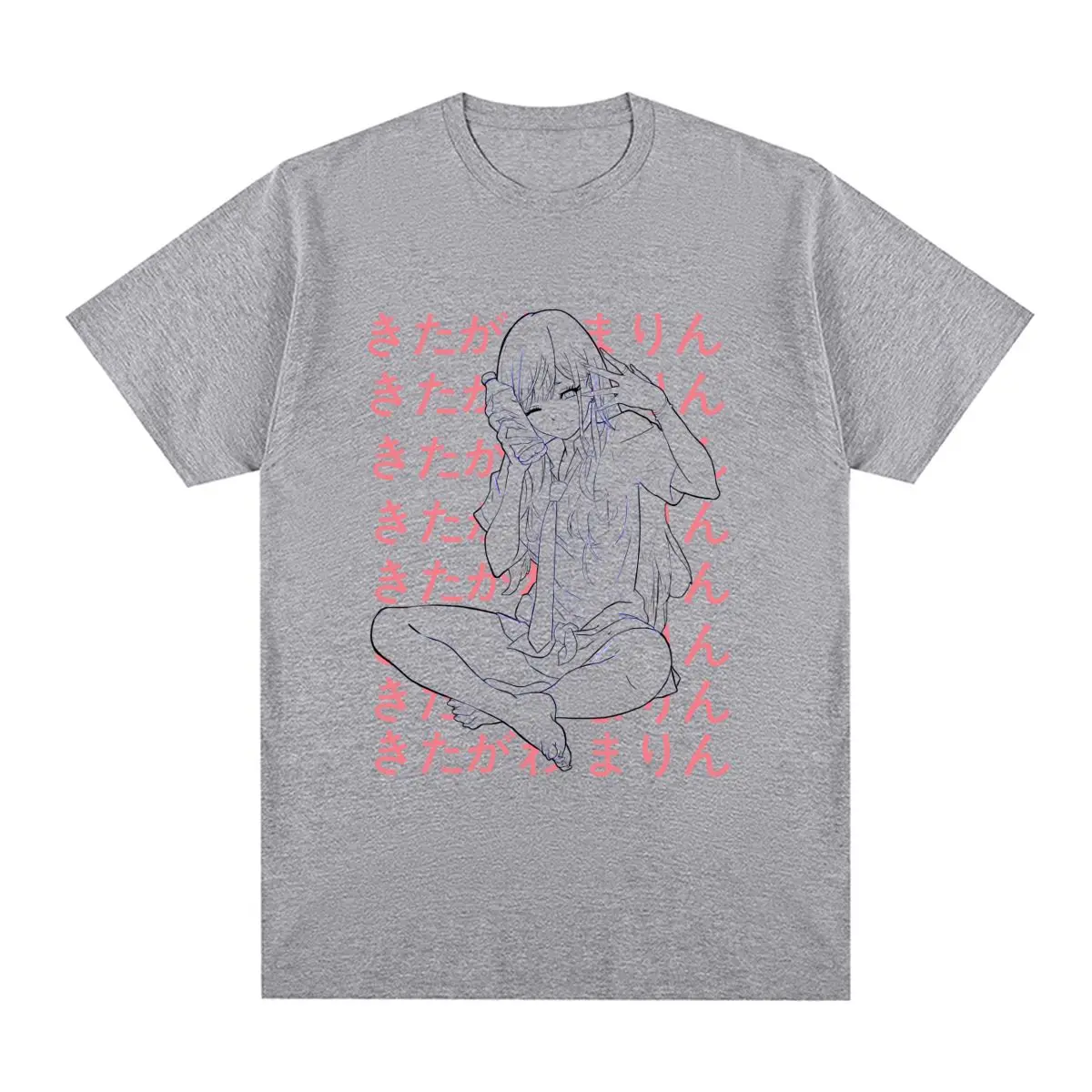 MARIN KITAGAWA Kawaii Vintage T-shirt  Japanese Anime Streetwear Cotton Men T Shirt New Tee Tshirt Womens Tops