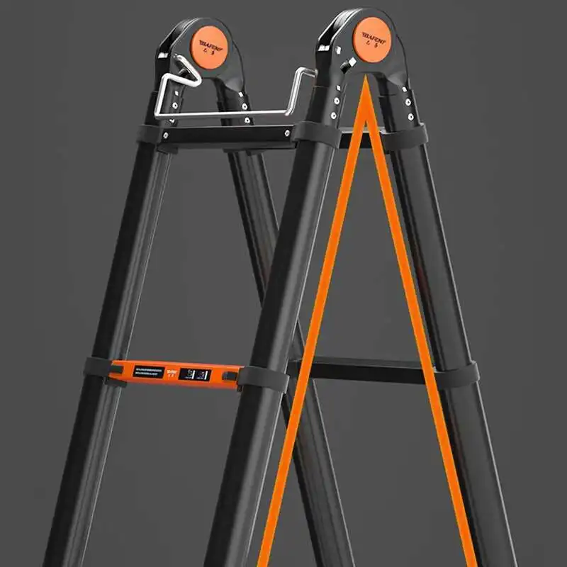 Multifunctionele Vouwladder Aluminium Telescopische Ladder Verdikte Visgraat Ladder Draagbare Lift Engineering Ladder