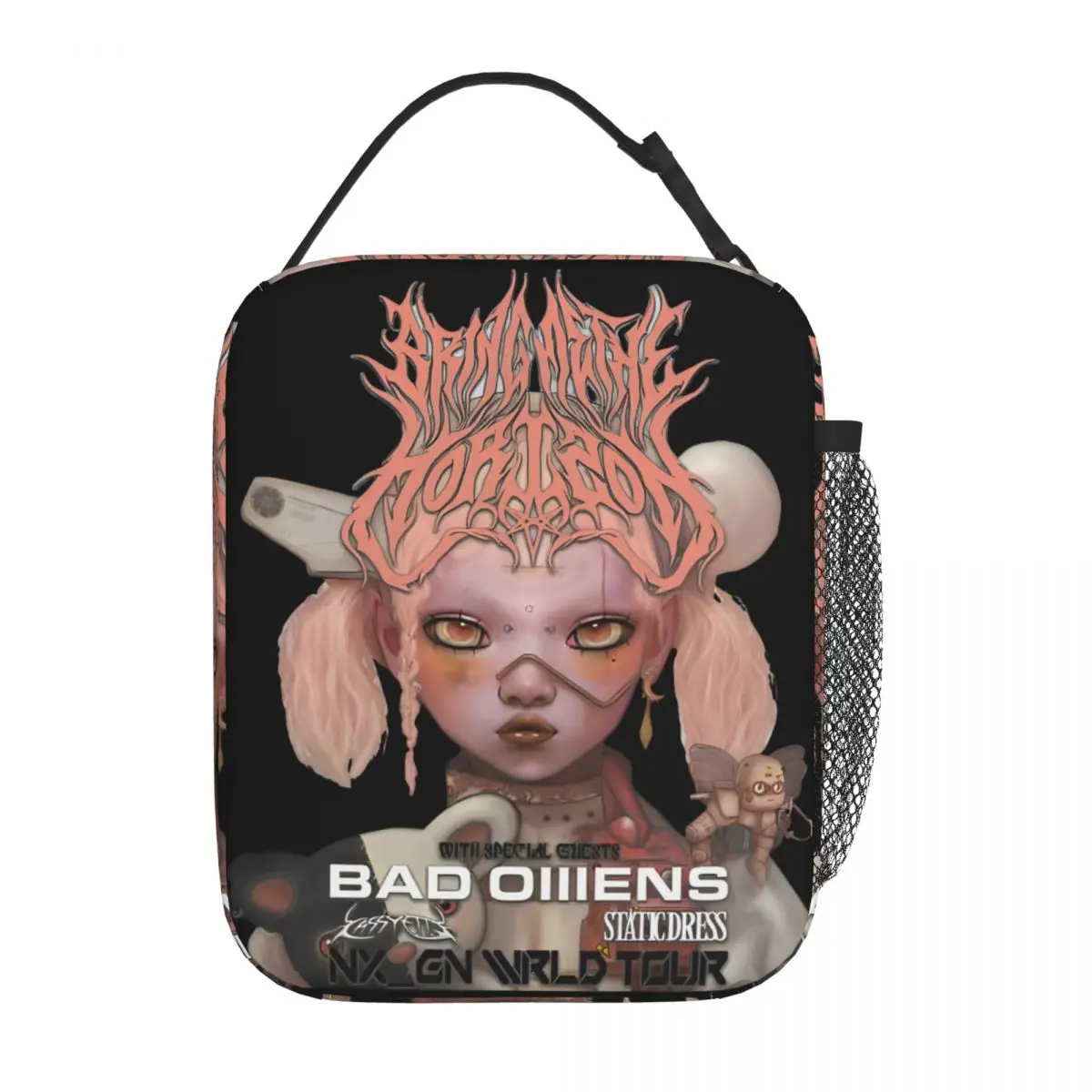 BMTH Rock Band 2024 Tour Insulated Lunch Bags POST HUMAN: NeX GEn Food Container Bags Portable Cooler Thermal Bento Box