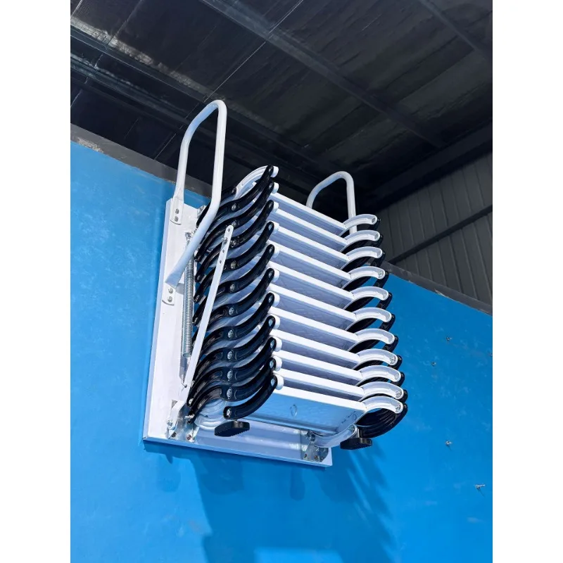 for Electric Telescopic Stairs Folding Ladder Home Attic Aluminum Alloy Loft Step Indoor Outdoor