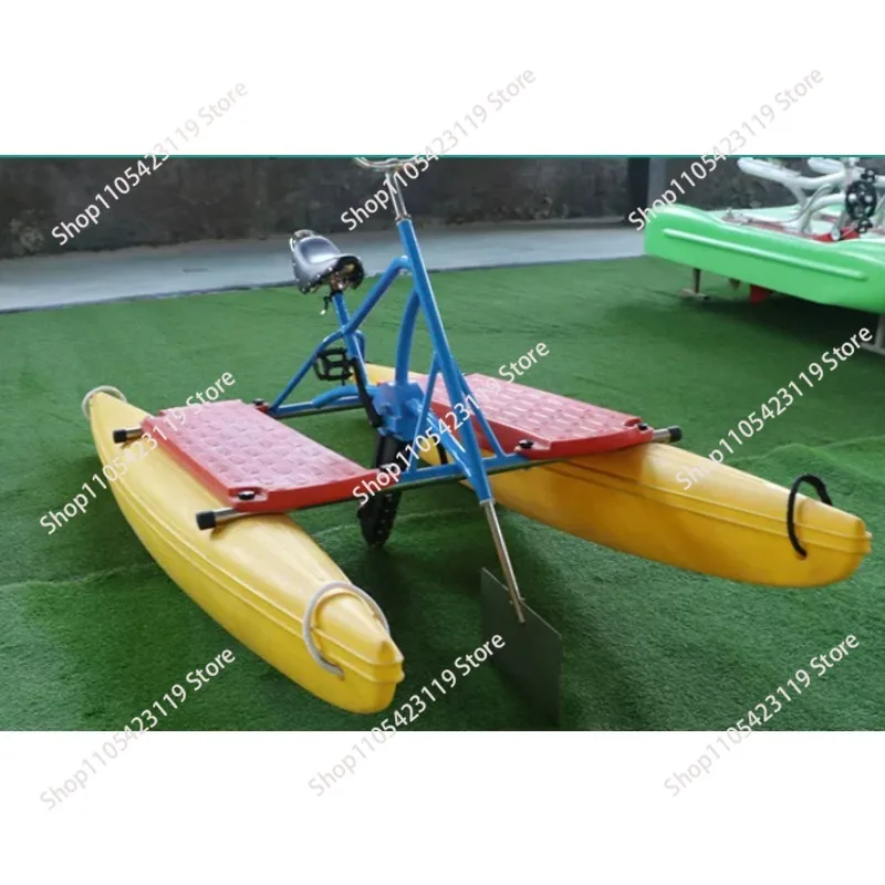 Couple water bike polyethylene park outdoor rides water bike