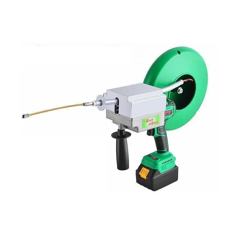 New Electrician Threading Machine Lithium Electric Threading Machine Multi-functional Charging Wire Drawing Machine Threader