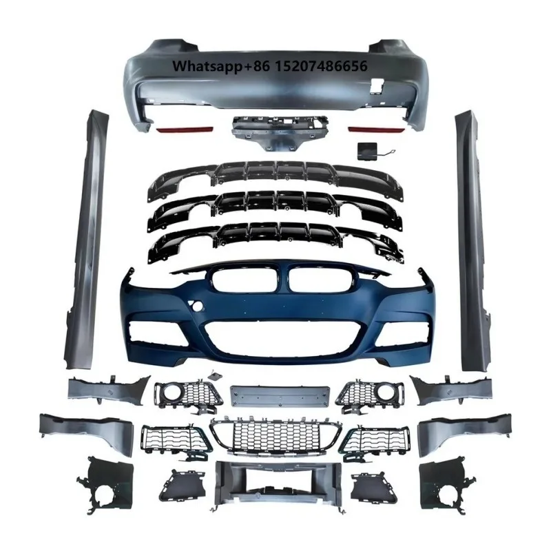 High Quality Plastic Body Kit New Condition Front Surround Bumper Upgrade Fog Lights Lower Right Left